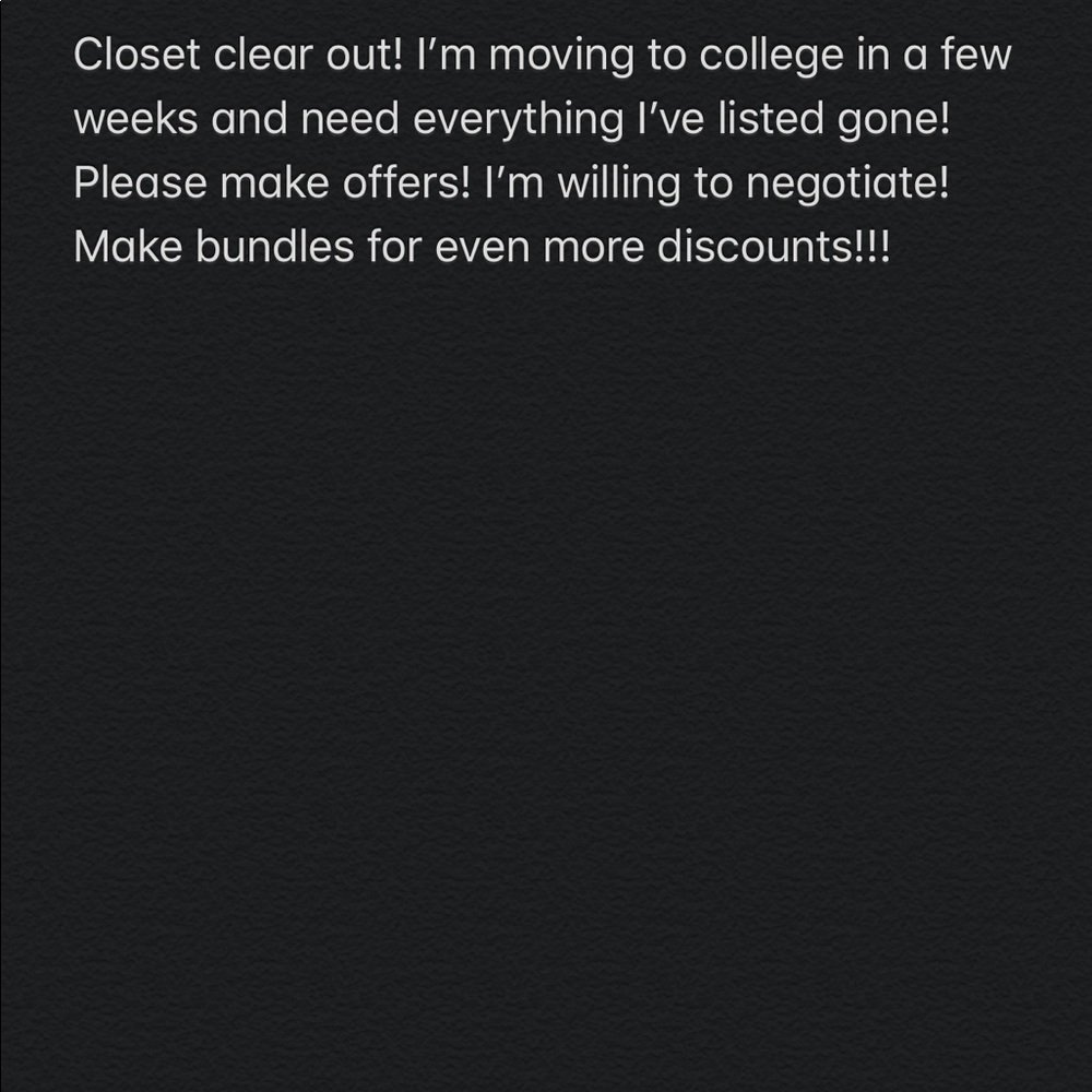 Closet clearout!!